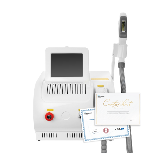 MICRODERMA® EPIL MINI + SZKOLENIE I CERTYFIKAT GRATIS laser do epilacji do depilacji do odmładzania do fotoodmładzania do  redukcji zmian trądzikowych do terapii rumienia | LASER OPT IPL-SHR  WERSJA POLSKA SWX