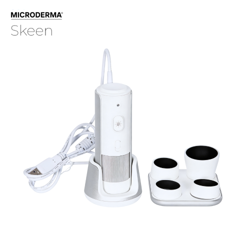 Microderma Skeen analizer trychologiczny kamera z soczewkami.png
