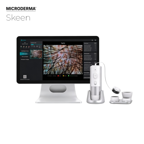 Urządzenie Microderma Skeen analizer trychologiczny front.png
