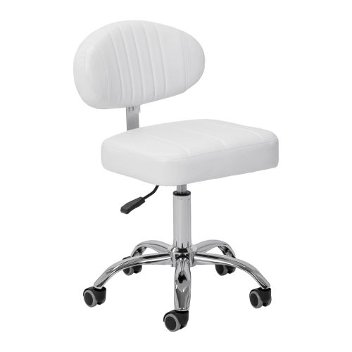 Taboret kosmetyczny Giovanni Y08 biały 