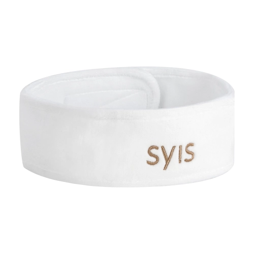 Opaska kosmetyczna welur SYIS - biała