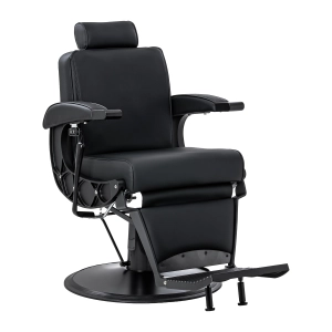 Fotel barberski z masażem Gabbiano Continental czarny