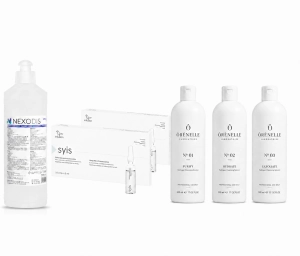 Zestaw kosmetyków podstawowy do oczyszczania wodorowego (BASIC)  OXYGEN PLUS, COMFORT PEEL, Aqua Harmony M6