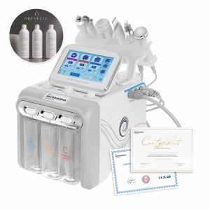 MICRODERMA® H2JET + SZKOLENIE I CERTYFIKAT GRATIS | + ZESTAW PŁYNÓW urządzenie do oczyszczania wodorowego Z GENERATOREM WODORU do oczyszczania skóry 6W1 URZĄDZENIE do OCZYSZCZANIA WODOROWEGO HYDROGEN HYDRABRAZJA