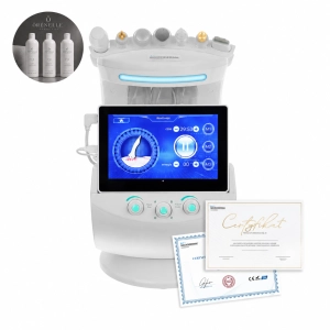 MICRODERMA® COMFORT PEEL + SZKOLENIE I CERTYFIKAT GRATIS| + ZESTAW PŁYNÓW | urządzenie do oczyszczania wodorowego 9W1 URZĄDZENIE OCZYSZCZANIE WODOROWE SWX