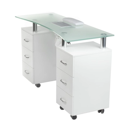 Stolik do manicure + pochłaniacz BD-3425-1+P BIAŁY