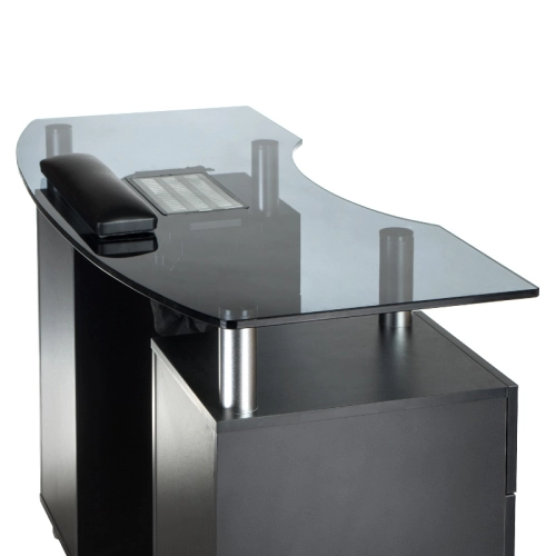 Stolik do manicure + pochłaniacz BD-3453+P CZARNY