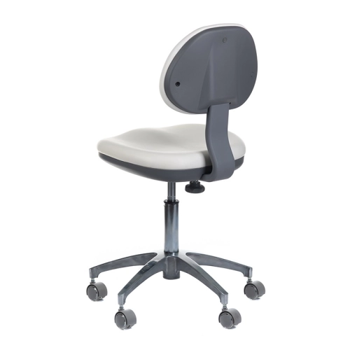 Taboret medyczny z oparciem BD-Y942 Biały