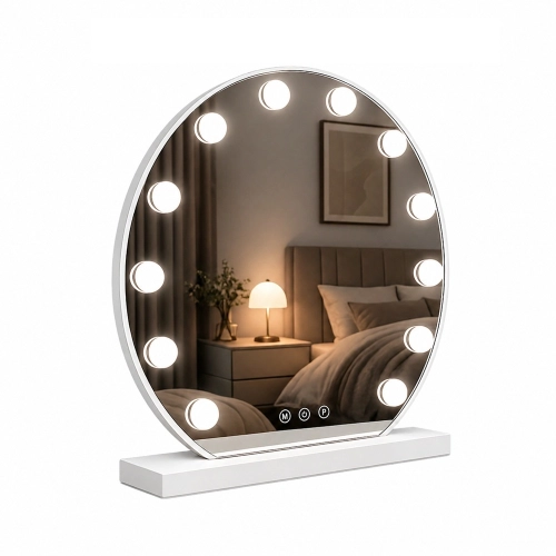 Lustro zdobione GLAMOUR LED 50cm