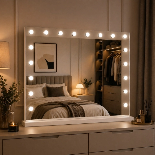 Lustro podświetlane LED HOLLYWOOD 80x65cm