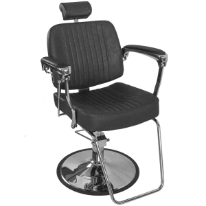 Fotel barberski BJORN BH-3318 Czarny matowy