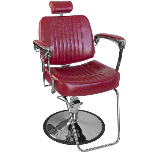 Fotel barberski BJORN BH-3318 Czerwony
