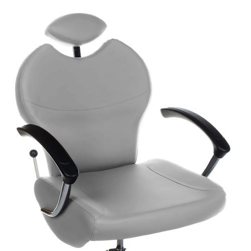 Fotel do pedicure z masażerem stóp BR-2301 j.szary