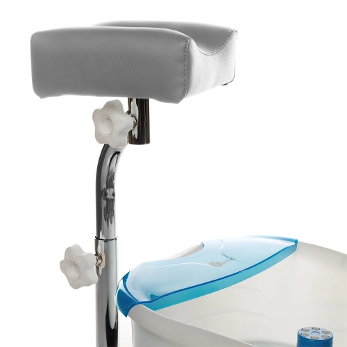 Fotel do pedicure z masażerem stóp BR-2301 j.szary