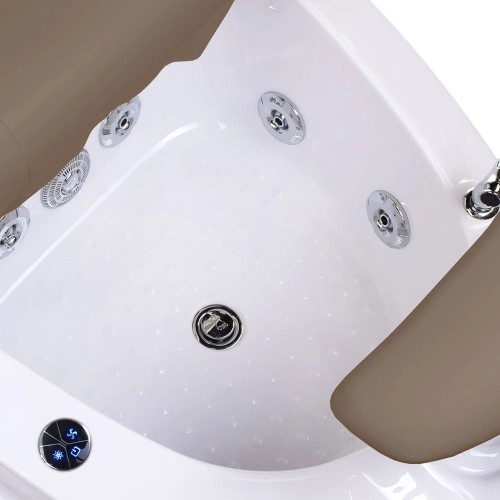 Fotel do pedicure z masażem BR-2307 Latte