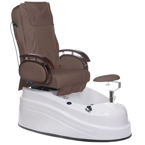 Fotel do pedicure z masażem BR-2307 Brązowy