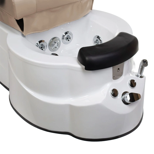 Fotel do pedicure z masażem BR-3820D Latte