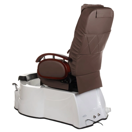 Fotel do pedicure z masażem BR-3820D Brązowy