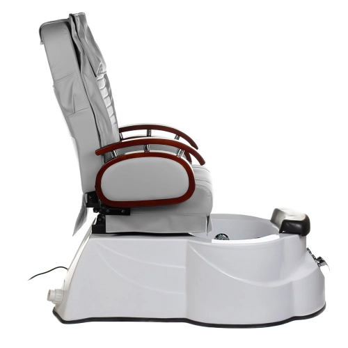 Fotel do pedicure z masażem BR-3820D Jasny szary
