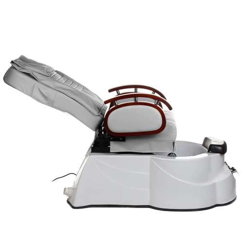 Fotel do pedicure z masażem BR-3820D Jasny szary