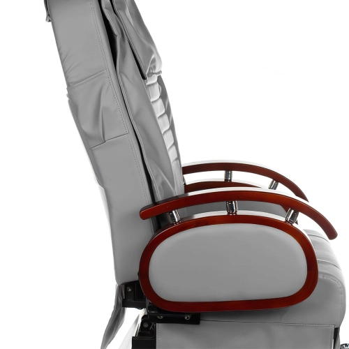Fotel do pedicure z masażem BR-3820D Jasny szary
