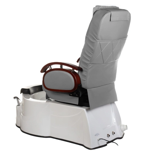 Fotel do pedicure z masażem BR-3820D Jasny szary