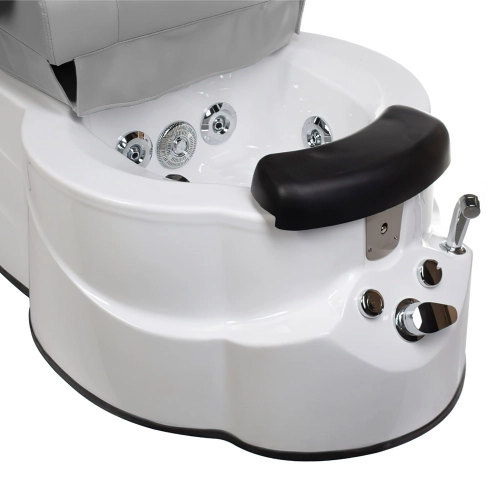 Fotel do pedicure z masażem BR-3820D Jasny szary
