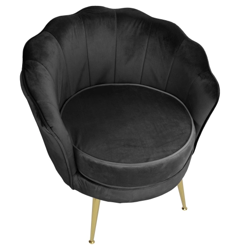 Fotel tapicerowany LUGANO BX-LE69 różowy velvet