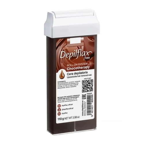 Wosk do depilacji Depilflax 100 Chocotherapy rolka 110 g 