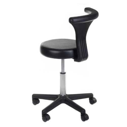Taboret medyczny + podłokietnik NG-CH049 czarny